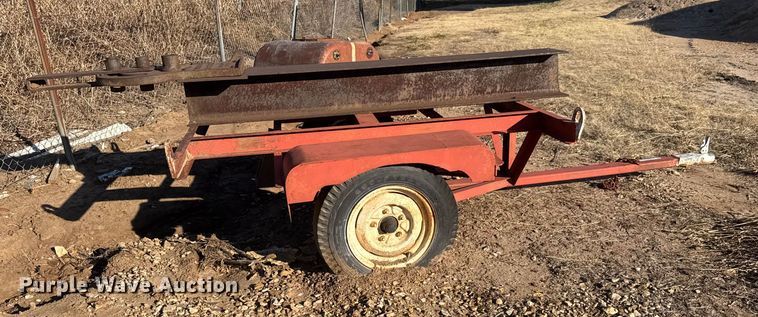 image for item ET4073 Shop built bar bending trailer