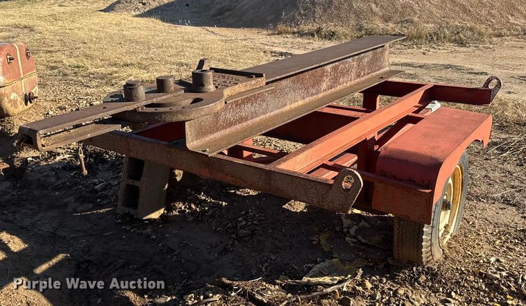 image for item ET4073 Shop built bar bending trailer