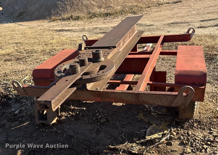 image for item ET4073 Shop built bar bending trailer