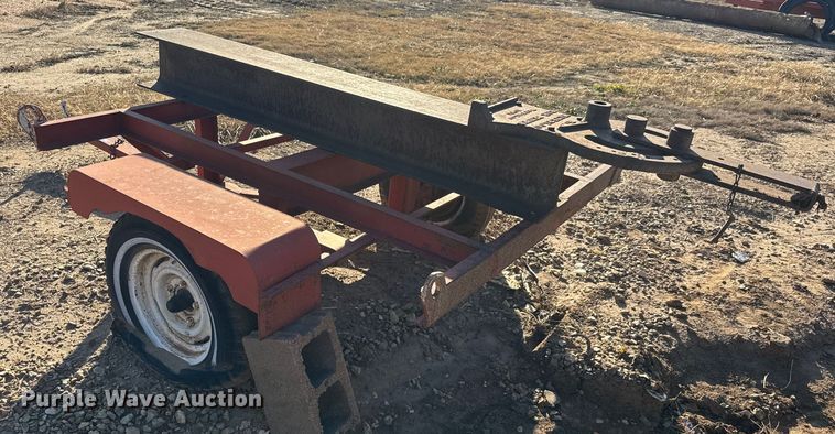 image for item ET4073 Shop built bar bending trailer