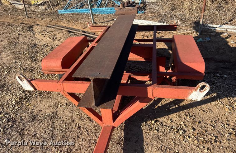 image for item ET4073 Shop built bar bending trailer