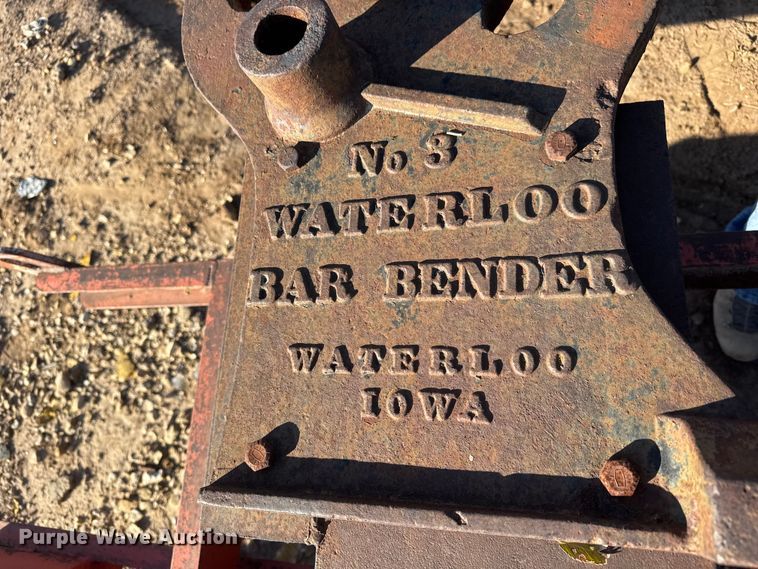 image for item ET4073 Shop built bar bending trailer