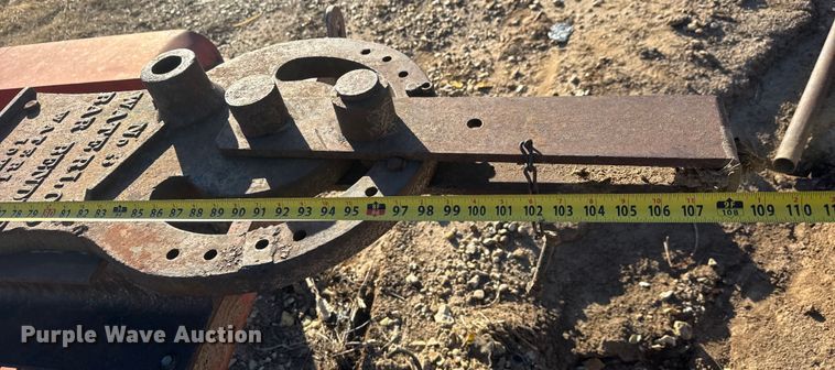 image for item ET4073 Shop built bar bending trailer