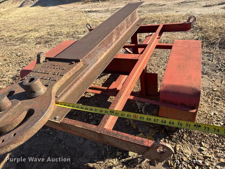 image for item ET4073 Shop built bar bending trailer