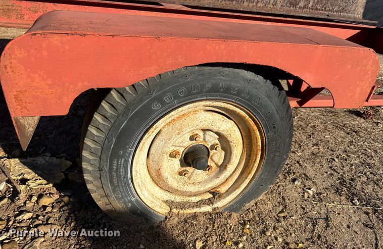 image for item ET4073 Shop built bar bending trailer