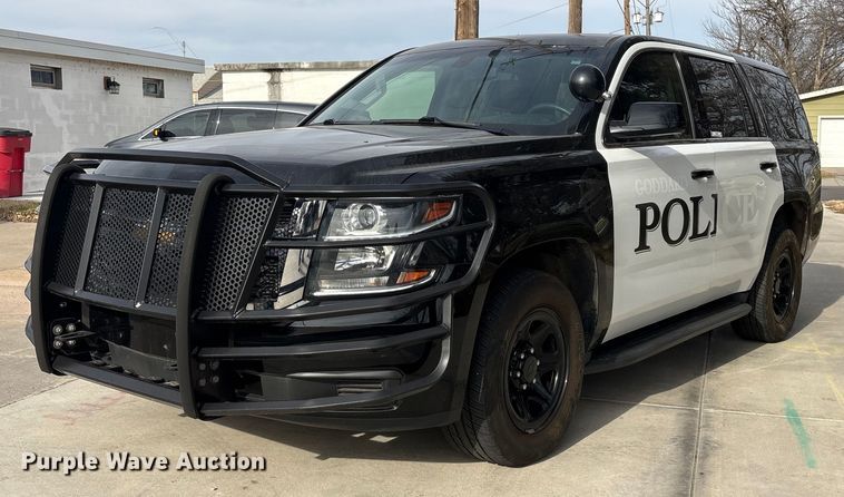 image for item ET4080 2019 Chevrolet Tahoe Police SUV