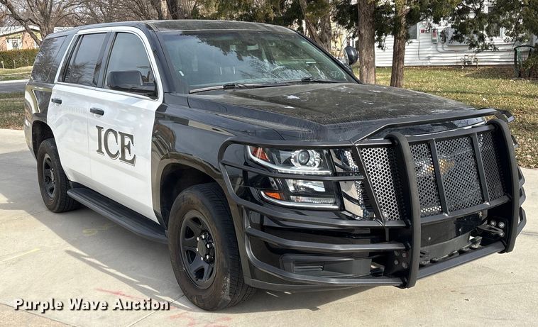 image for item ET4080 2019 Chevrolet Tahoe Police SUV
