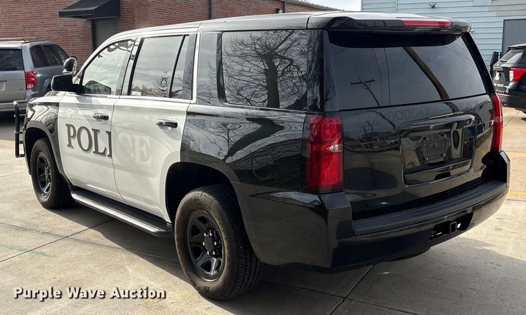 image for item ET4080 2019 Chevrolet Tahoe Police SUV