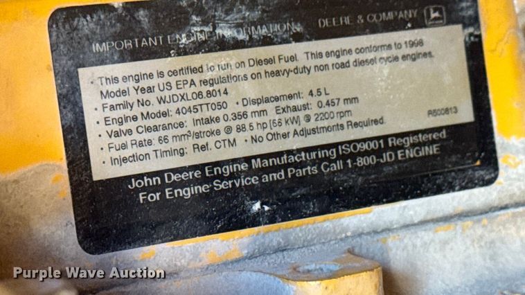 image for item ET4088 1998 John Deere 310SE tractor