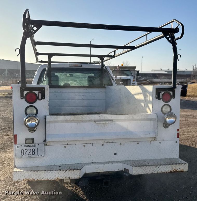 image for item ET4090 2013 Ford F350 Super Duty Ext. Cab utility bed pickup truck