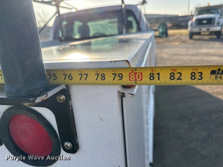 image for item ET4090 2013 Ford F350 Super Duty Ext. Cab utility bed pickup truck