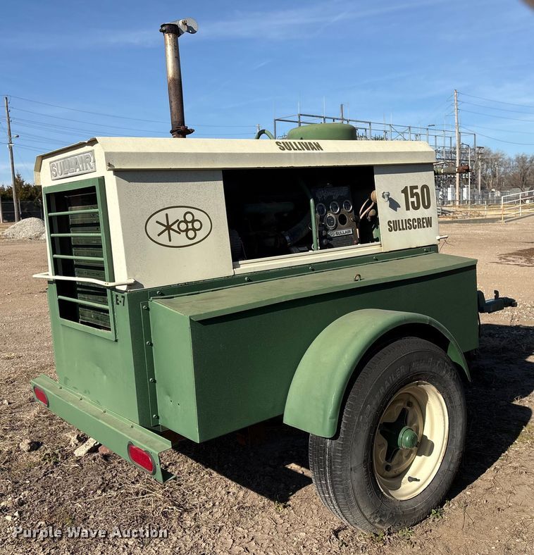 image for item ET4092 Sullivan 150 Sulliscrew air compressor