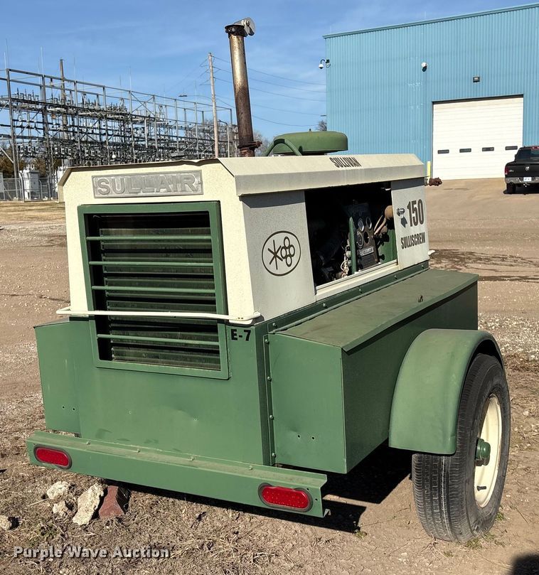 image for item ET4092 Sullivan 150 Sulliscrew air compressor