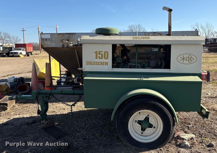 image for item ET4092 Sullivan 150 Sulliscrew air compressor