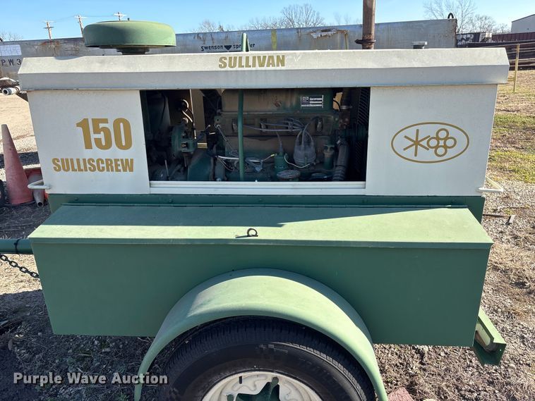 image for item ET4092 Sullivan 150 Sulliscrew air compressor