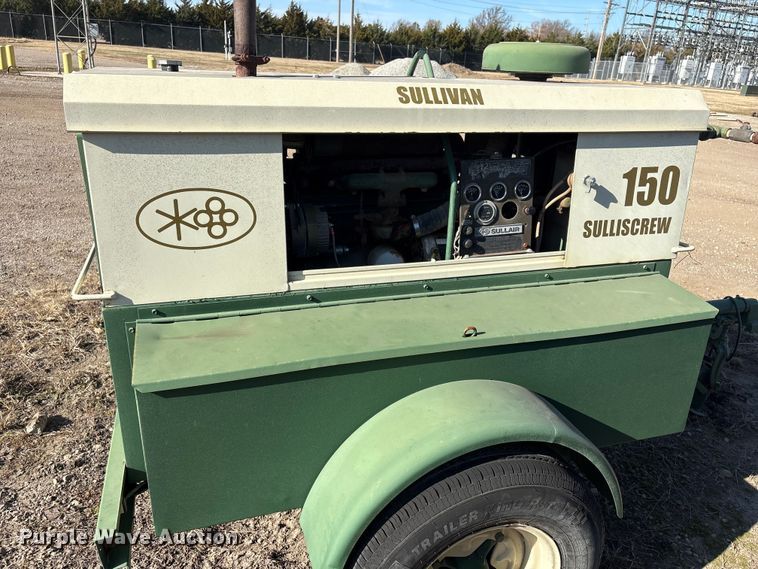 image for item ET4092 Sullivan 150 Sulliscrew air compressor