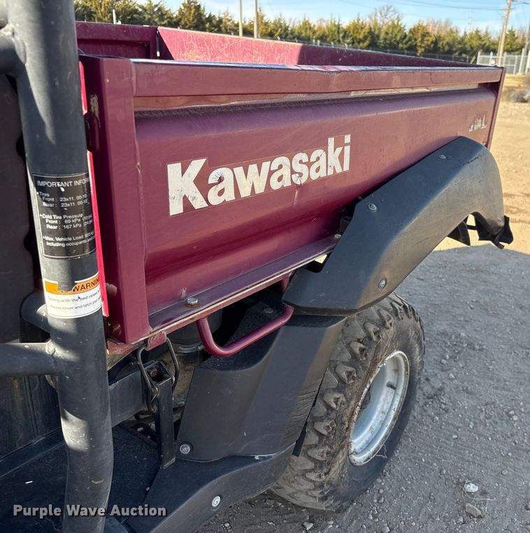 image for item ET4096 2011 Kawasaki Mule utility vehicle
