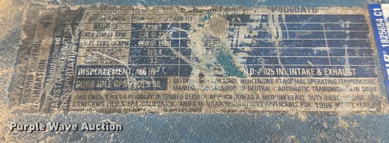 image for item ET4097 Navistar DT466HT A250 engine