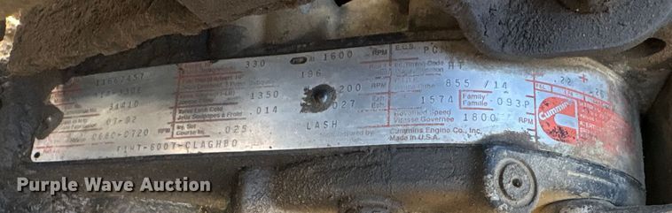 image for item ET4098 1993 Ford LTA9000 semi truck