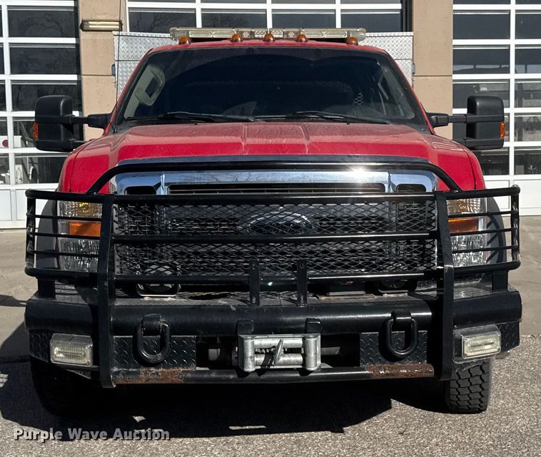 image for item ET4107 2010 Ford F550 crew cab pumper fire truck