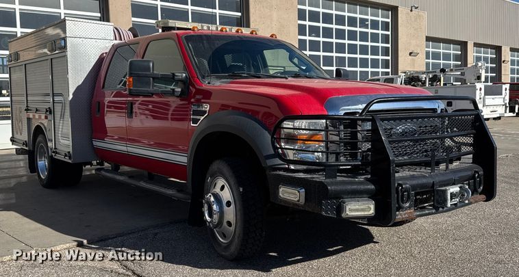 image for item ET4107 2010 Ford F550 crew cab pumper fire truck