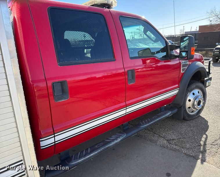 image for item ET4107 2010 Ford F550 crew cab pumper fire truck