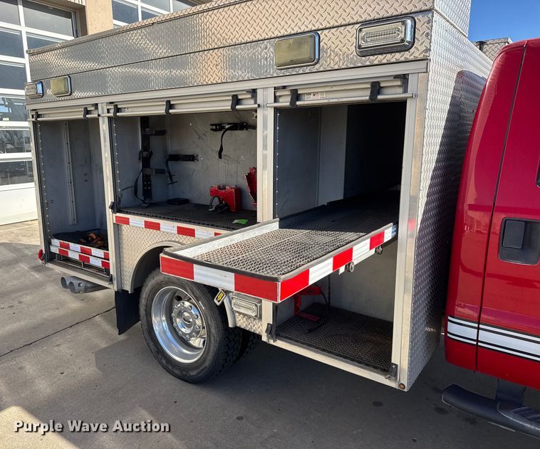 image for item ET4107 2010 Ford F550 crew cab pumper fire truck