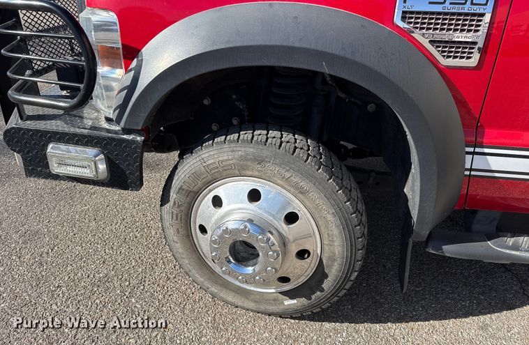 image for item ET4107 2010 Ford F550 crew cab pumper fire truck