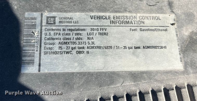 image for item ET6791 2010 Chevrolet Suburban LTZ SUV