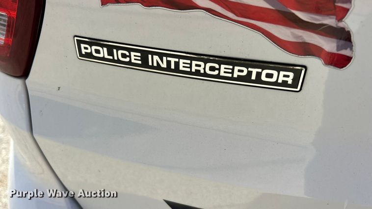 image for item ET6799 2016 Ford Explorer Police Interceptor SUV
