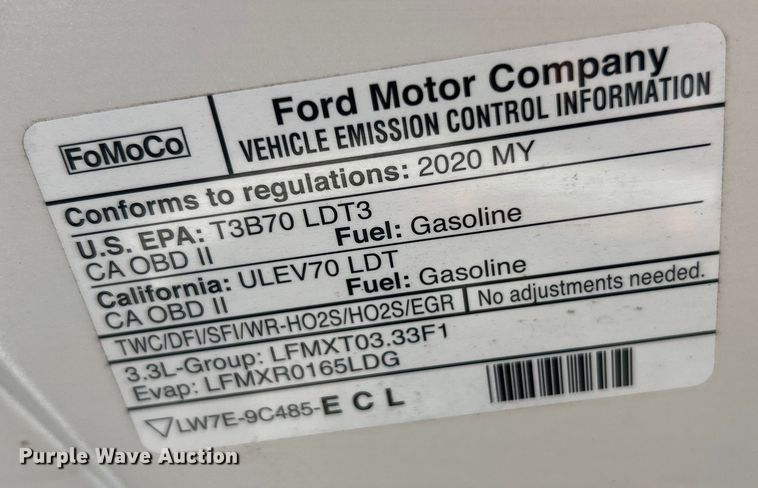 image for item ET6800 2020 Ford Explorer Police Interceptor SUV