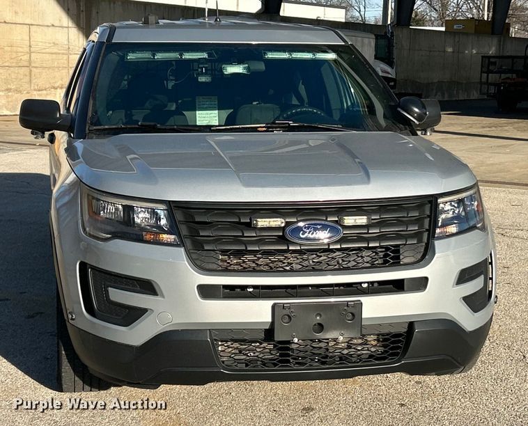 image for item ET6803 2018 Ford Explorer Police Interceptor SUV