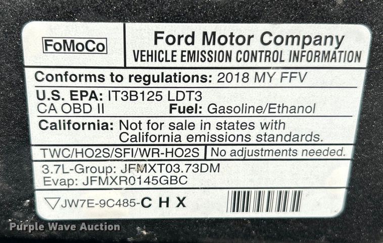 image for item ET6803 2018 Ford Explorer Police Interceptor SUV