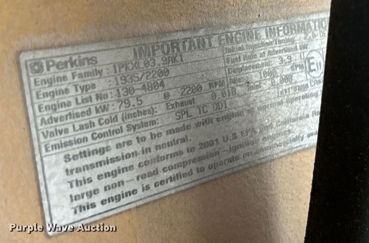 image for item ET6807 2002 Caterpillar PS-200B pneumatic roller