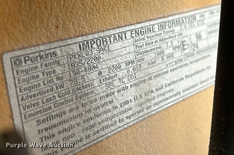 image for item ET6808 2002 Caterpillar PS-200B pneumatic roller