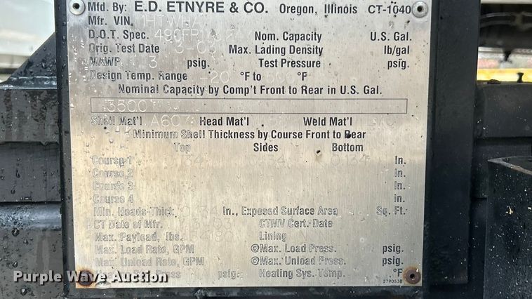 image for item ET6809 2003 International 7400 oil distributor truck