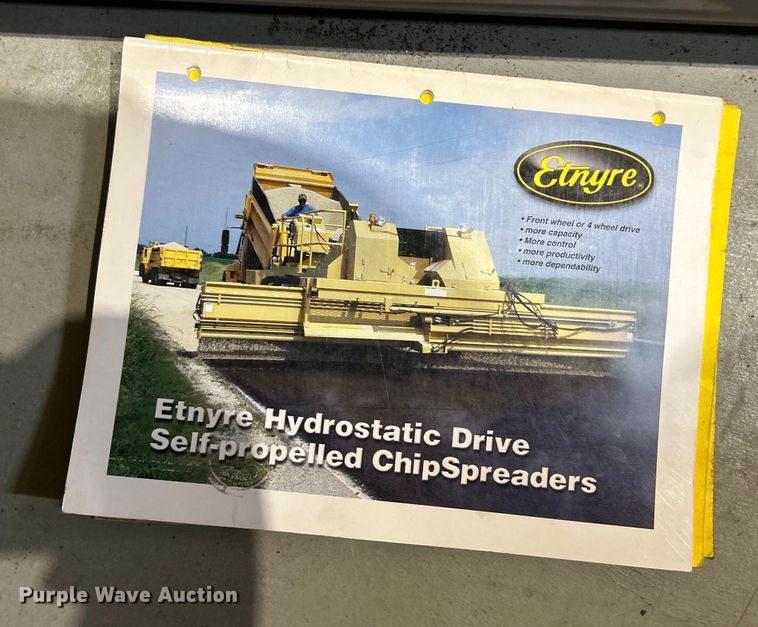 image for item ET6810 2011 Etnyre Quad chip spreader