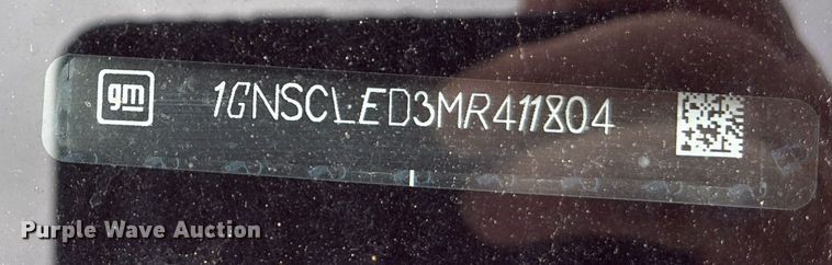 image for item ET7458 2021 Chevrolet Tahoe SUV