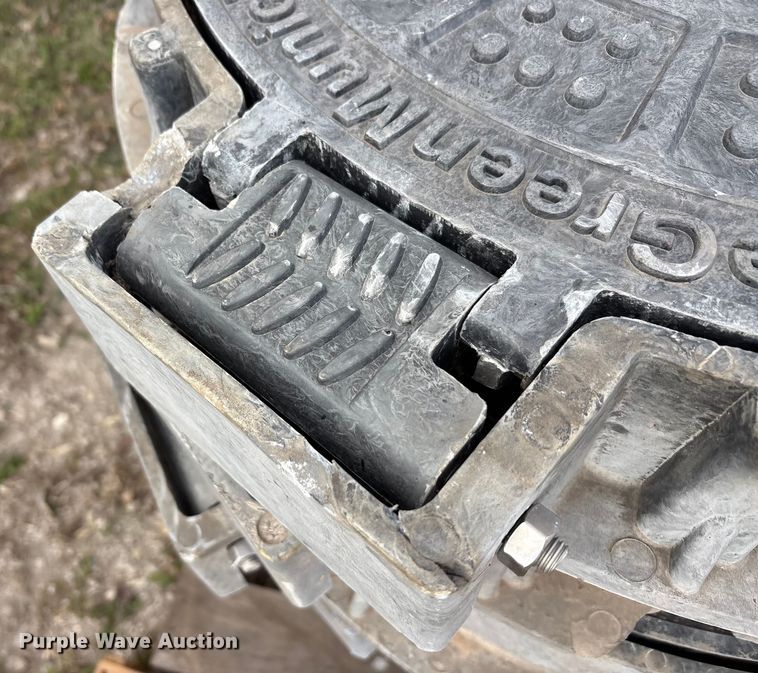 image for item EU0154 (16) Blue Green Municipal Sewper Cover man hole covers