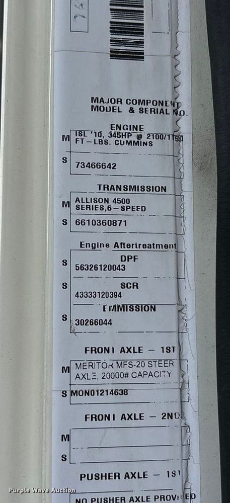 image for item EU0156 2013 Autocar ACX Xpeditor refuse truck