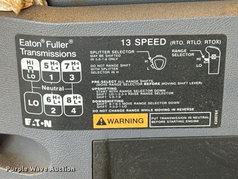 image for item EU5451 2013 Mack CHU613 dump truck