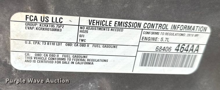 image for item EU6495 2019 Dodge Durango SUV