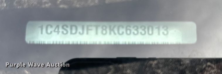 image for item EU6495 2019 Dodge Durango SUV