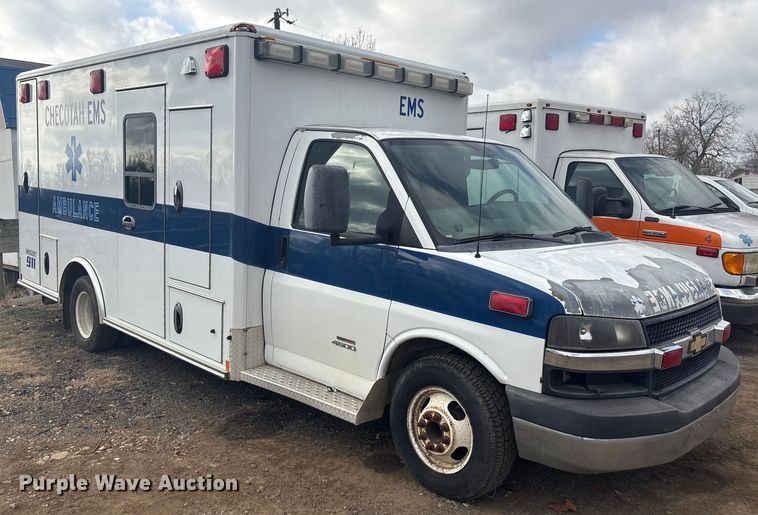 image for item EV2590 2012 Chevrolet 4500 Express ambulance