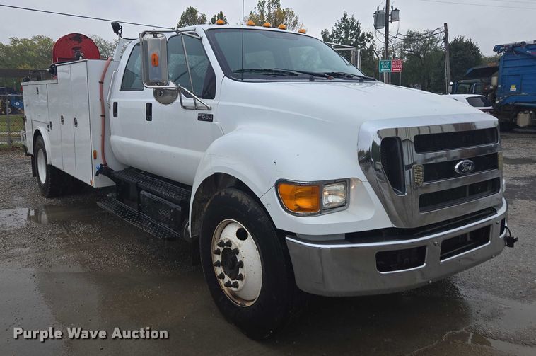 image for item EV5427 2012 Ford F650 Super Duty Crew Cab utility / service truck