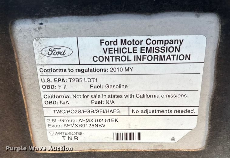 image for item FB8467 2010 Ford Escape SUV