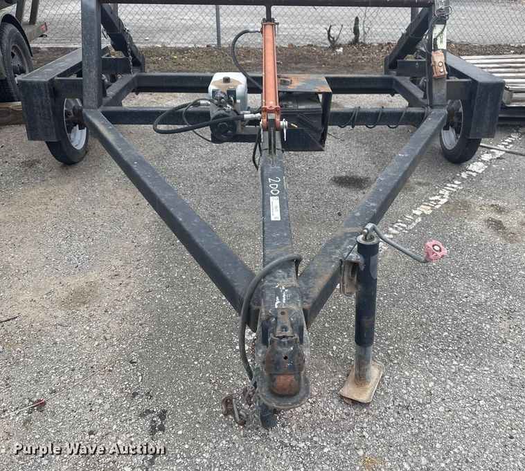 image for item FB8470 2013 Pike dumpster delivery trailer