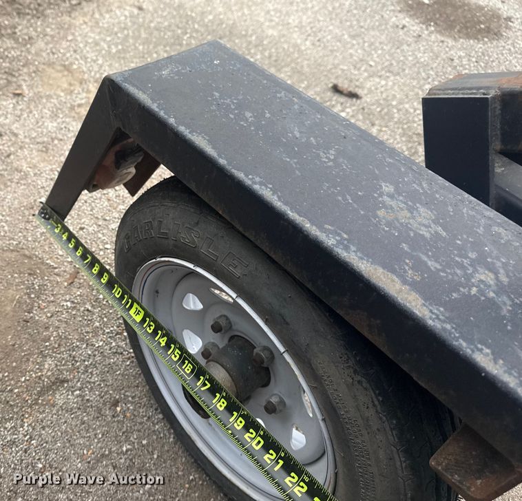 image for item FB8470 2013 Pike dumpster delivery trailer