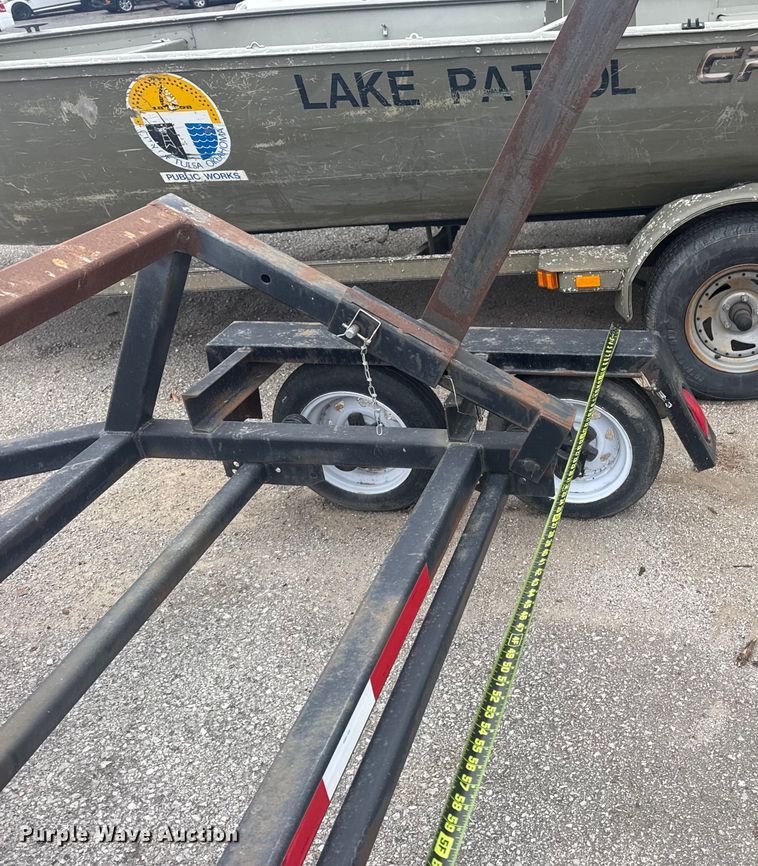 image for item FB8470 2013 Pike dumpster delivery trailer