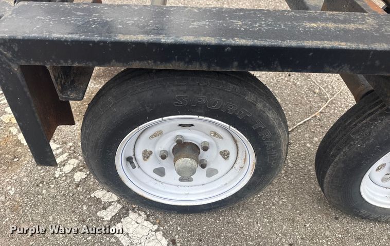 image for item FB8470 2013 Pike dumpster delivery trailer